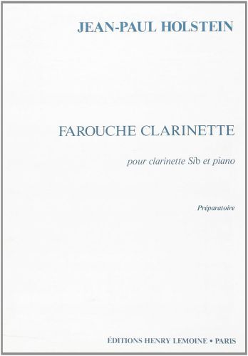 copertina Farouche clarinette Editions Henry Lemoine