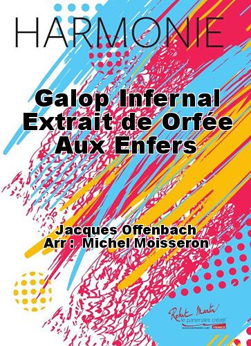 copertina Galop Infernal Extrait de Orfe Aux Enfers Martin Musique