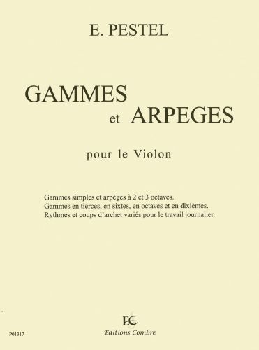 copertina Gammes et arpges Combre