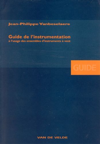 copertina Guide de l'instrumentation Van de Velde