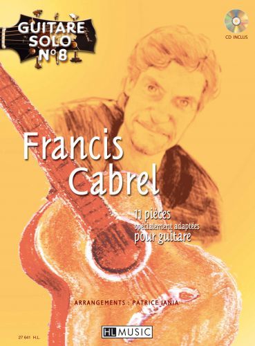 copertina Guitare solo n8 : Francis Cabrel Editions Henry Lemoine