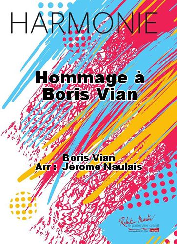 copertina Hommage  Boris Vian Martin Musique