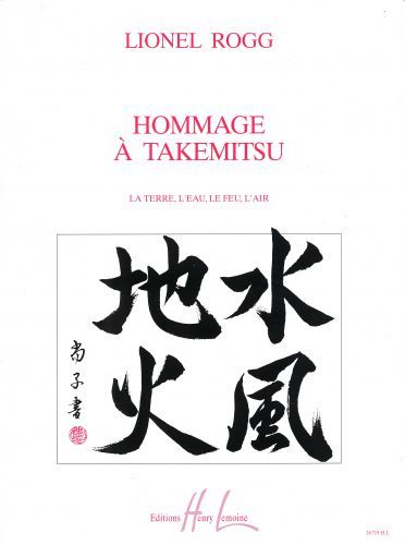 copertina Hommage  Takemitsu Editions Henry Lemoine