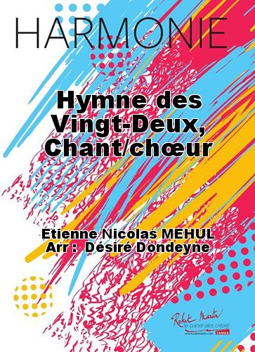 copertina Hymne des Vingt-Deux, Chant/chur Martin Musique