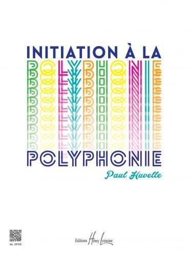 copertina Initiation  la polyphonie Editions Henry Lemoine