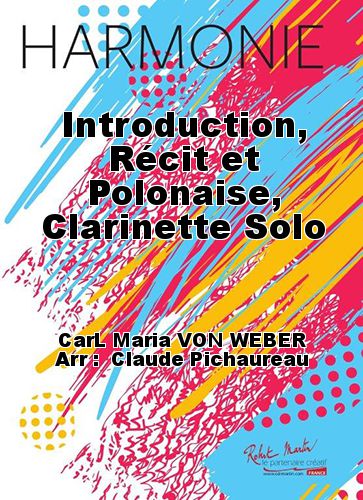 copertina Introduction, Rcit et Polonaise, Clarinette Solo Martin Musique