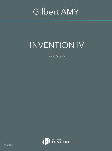 copertina Invention IV Editions Henry Lemoine