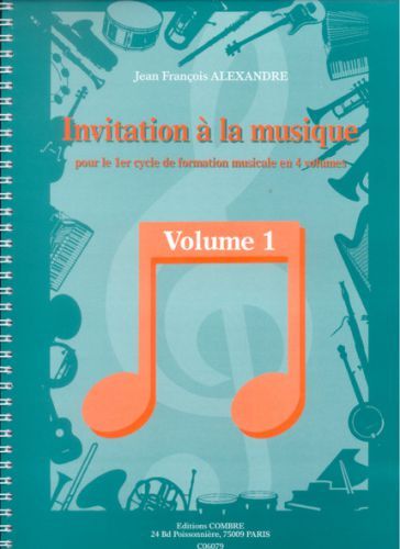 copertina Invitation  la musique Vol.1 Combre