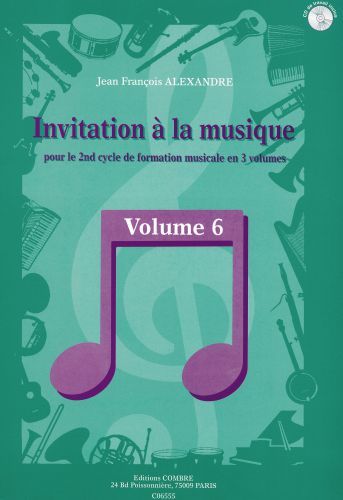 copertina Invitation  la musique Vol.6 Combre