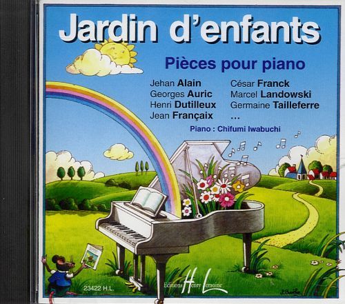 copertina Jardin d'enfants CD seul Editions Henry Lemoine