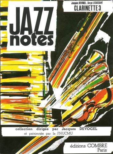 copertina Jazz Notes Clarinette 3 : Gladys - Indicatif Combre