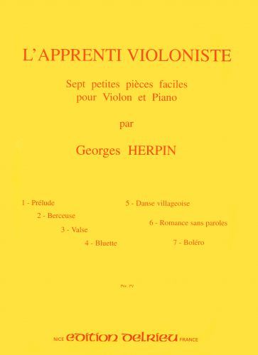 copertina L'apprenti violoniste Delrieu