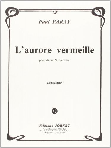 copertina L'aurore vermeille Jobert