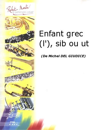 copertina Enfant Grec (l'), Sib ou Ut Editions Robert Martin