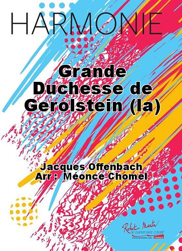 copertina Grande Duchesse de Gerolstein (la) Martin Musique