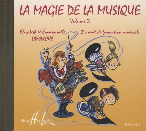 copertina La magie de la musique Vol.2 CD seul Editions Henry Lemoine