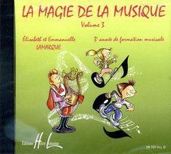 copertina La magie de la musique Vol.3 CD seul Editions Henry Lemoine