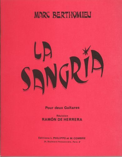 copertina La Sangria Combre