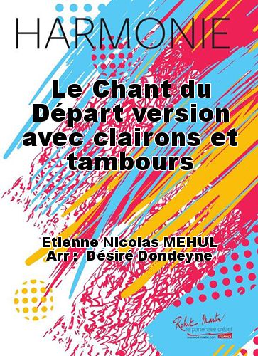 copertina Le Chant du Dpart  version avec clairons et tambours Martin Musique