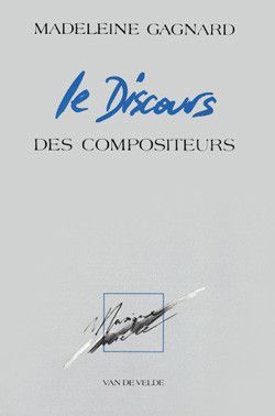 copertina Le Discours des compositeurs Van de Velde