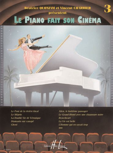 copertina Le Piano fait son cinma Vol.3 Editions Henry Lemoine