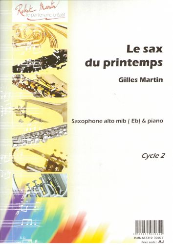 copertina Sax du Printemps (le), Alto Editions Robert Martin