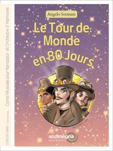 copertina LE TOUR DU MONDE EN 80 JOURS Scomegna