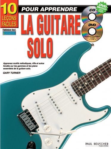 copertina Leons faciles pour apprendre le solo  la guitare (10) Paul Beuscher