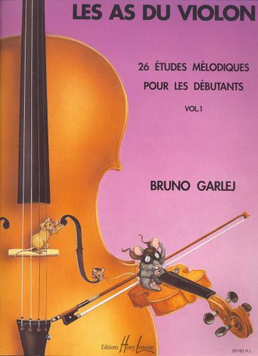 copertina Les As du violon Vol.1 Editions Henry Lemoine