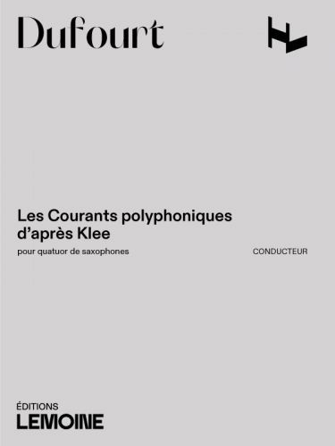 copertina Les courants polyphoniques Editions Henry Lemoine