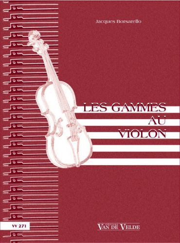 copertina Les Gammes au violon Van de Velde