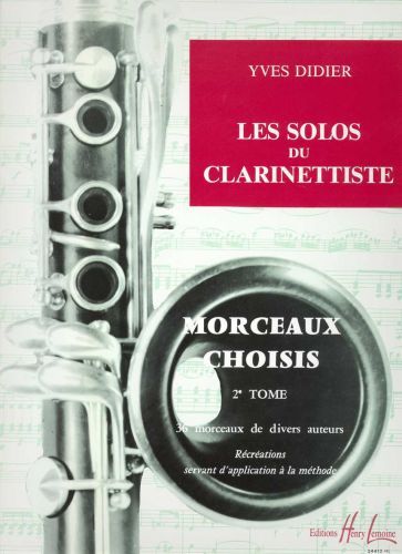 copertina Les solos du clarinettiste Vol.2 Editions Henry Lemoine