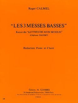 copertina Les trois messes basses (opra pour enfants) Combre