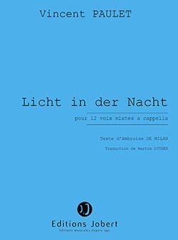 copertina Licht in der Nacht Jobert