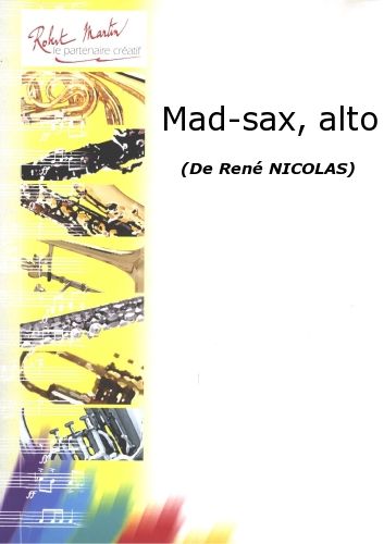 copertina Mad- Saxophone, Alto Editions Robert Martin