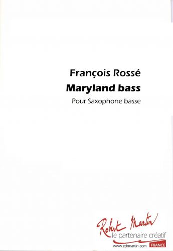 copertina MARYLAND BASS Editions Robert Martin