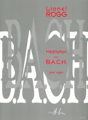 copertina Mditation sur B.A.C.H. Editions Henry Lemoine