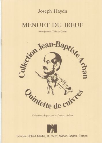 copertina Menuet du Buf Editions Robert Martin