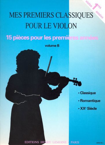 copertina Mes premiers classiques B Editions Henry Lemoine