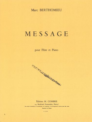 copertina Message Combre