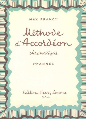 copertina Mthode d'accordon chromatique Editions Henry Lemoine