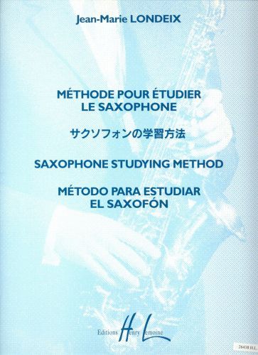 copertina Mthode pour tudier le saxophone Editions Henry Lemoine