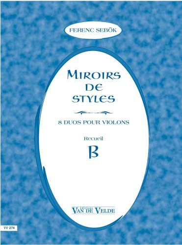 copertina Miroirs de styles Recueil B Van de Velde