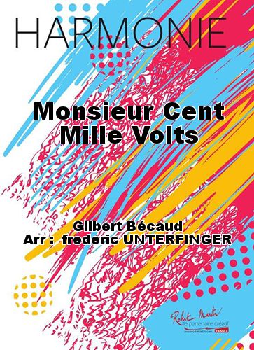 copertina Monsieur Cent Mille Volts Martin Musique