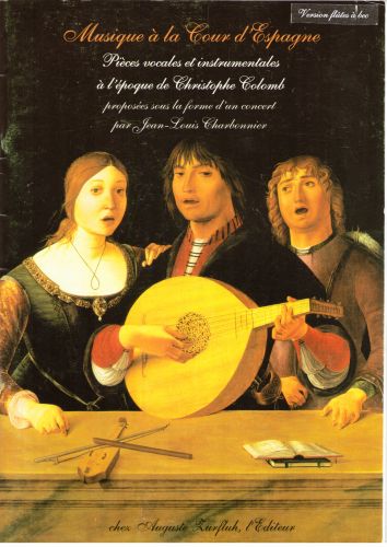 copertina Musique a la Cour d'Espagne Editions Robert Martin
