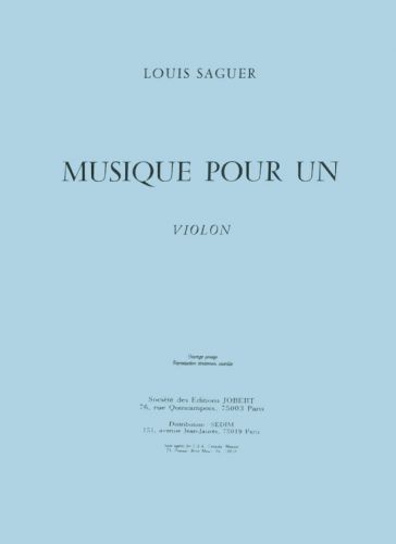 copertina Musique pour un Jobert