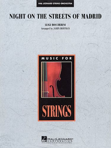 copertina Night on the Streets of Madrid Hal Leonard