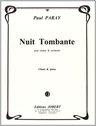 copertina Nuit tombante Jobert