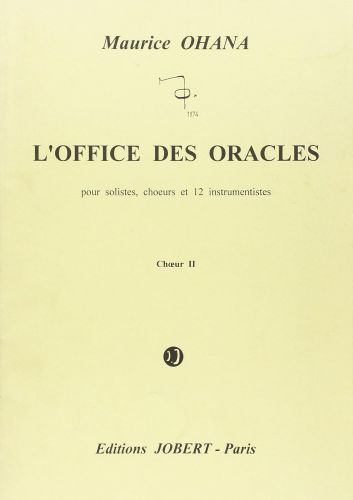 copertina Office des Oracles Jobert