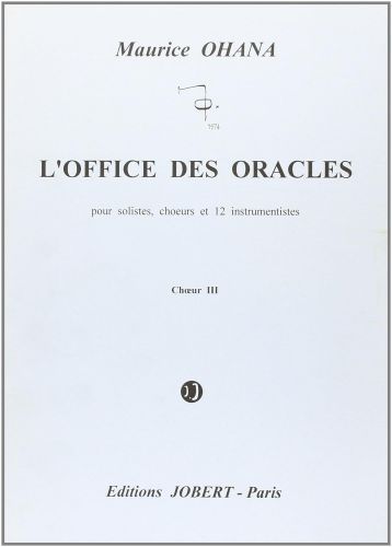 copertina Office des Oracles Jobert